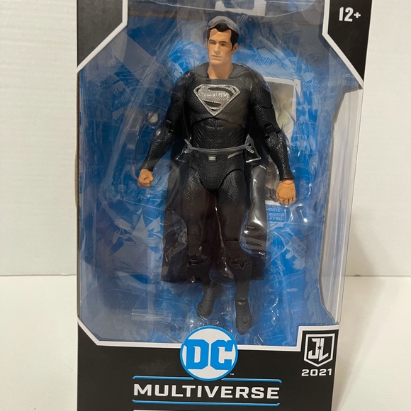 McFarlane Toys DC Multiverse Justice League 2021 Superman Black Suit 7" - Picture 1 of 6